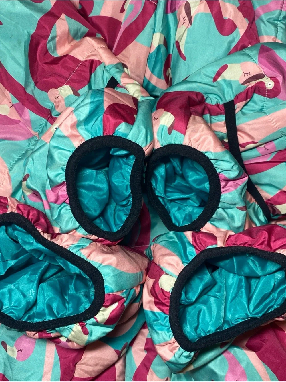 Selk’ Bag Wearable Sleeping Bag Kids Medium Flamingo Pink/Blue Camping